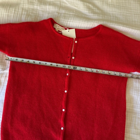 Sezane Gaspard Cardigan (Cherry Red - size M) - Picture 5 of 5